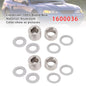 2Pack 1600036 Bypass Tube Eliminator Kit Aluminum Shunts And Sealing Washers