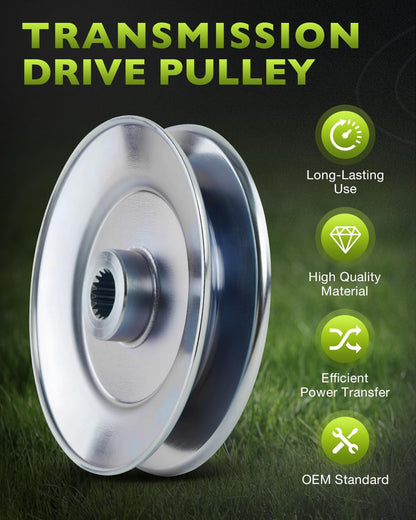 1A646025810 Transmission Drive Pulley 4.25" OD For Tuff Torq K46 K57 Husqvarna