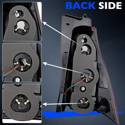 81561-35280 Rear Left Tail Light Assembly For 2005-2009 Toyota 4Runner Taillight