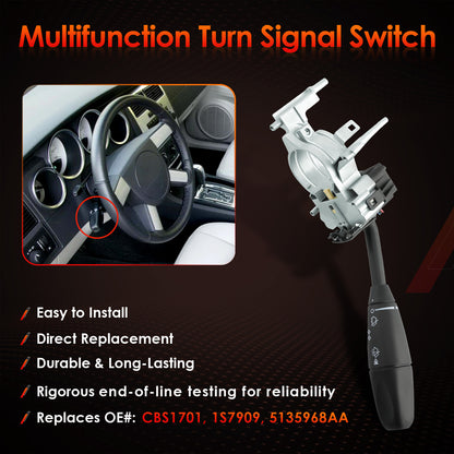 CBS1701 Turn Signal Windshield Wiper switch For 05-10 Chrysler 300 Dodge Charger