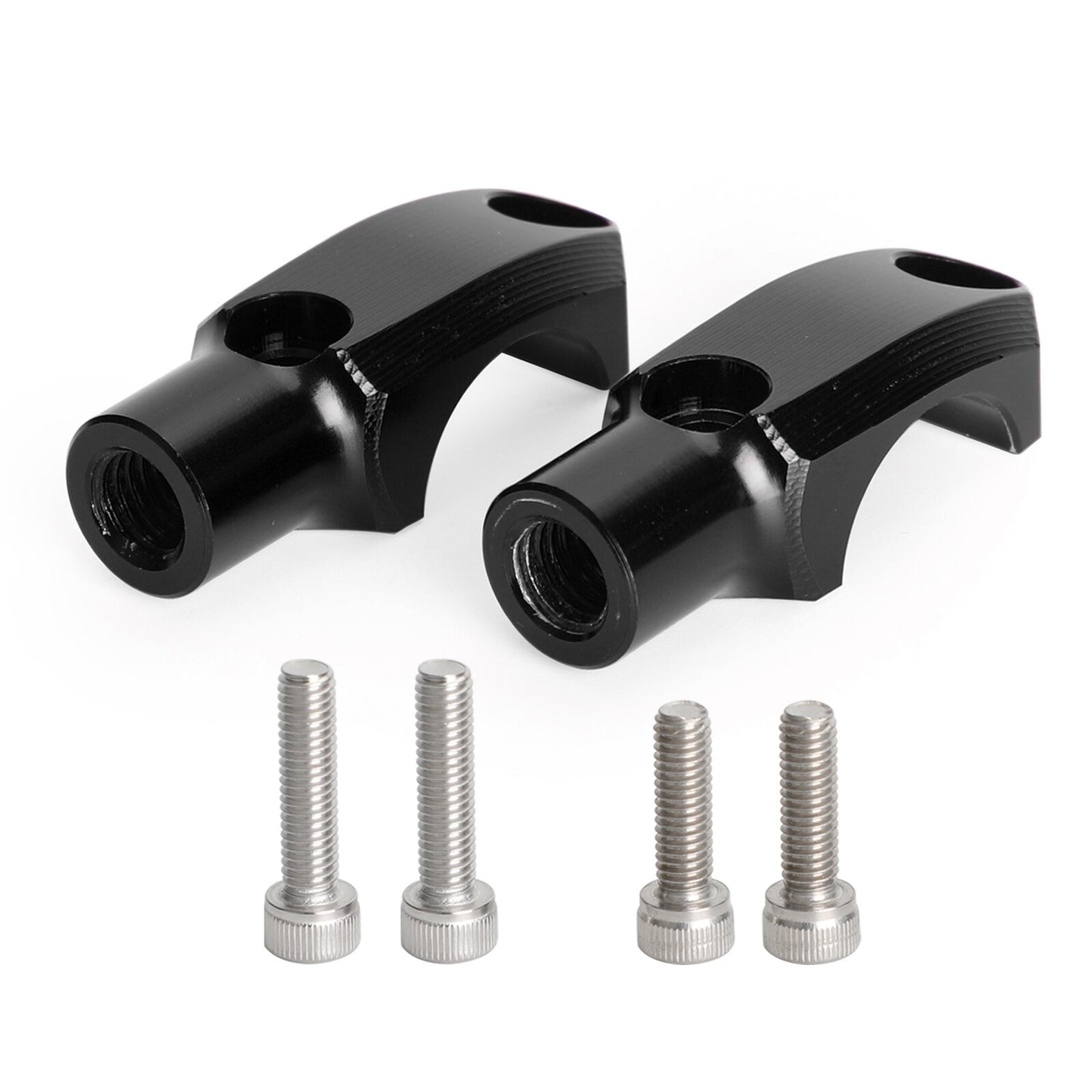 Master Cylinder Clamp 10mm Mirror Mount Black For BMW R 1200 1250 GS,Adv 13-21