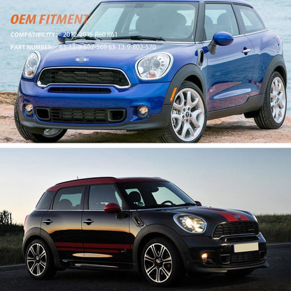 For Mini Cooper Countryman 2012-2017 R60 R61 Fender Side Marker Light Smoke Lens