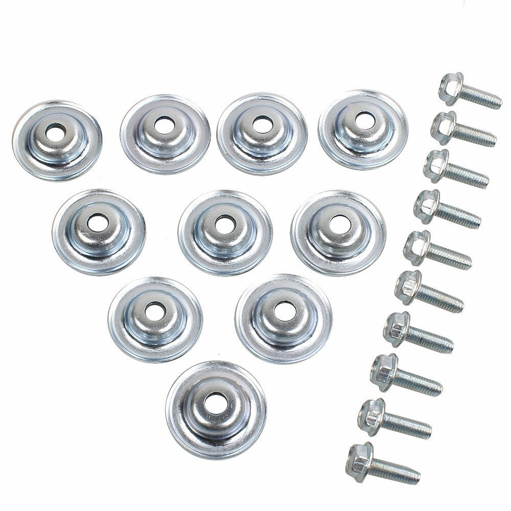 10Pcs Skid Plate washers Bolts for Polaris RZR 1000 900 800 570 XP Turbo General