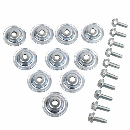 10Pcs Skid Plate washers Bolts for Polaris RZR 1000 900 800 570 XP Turbo General