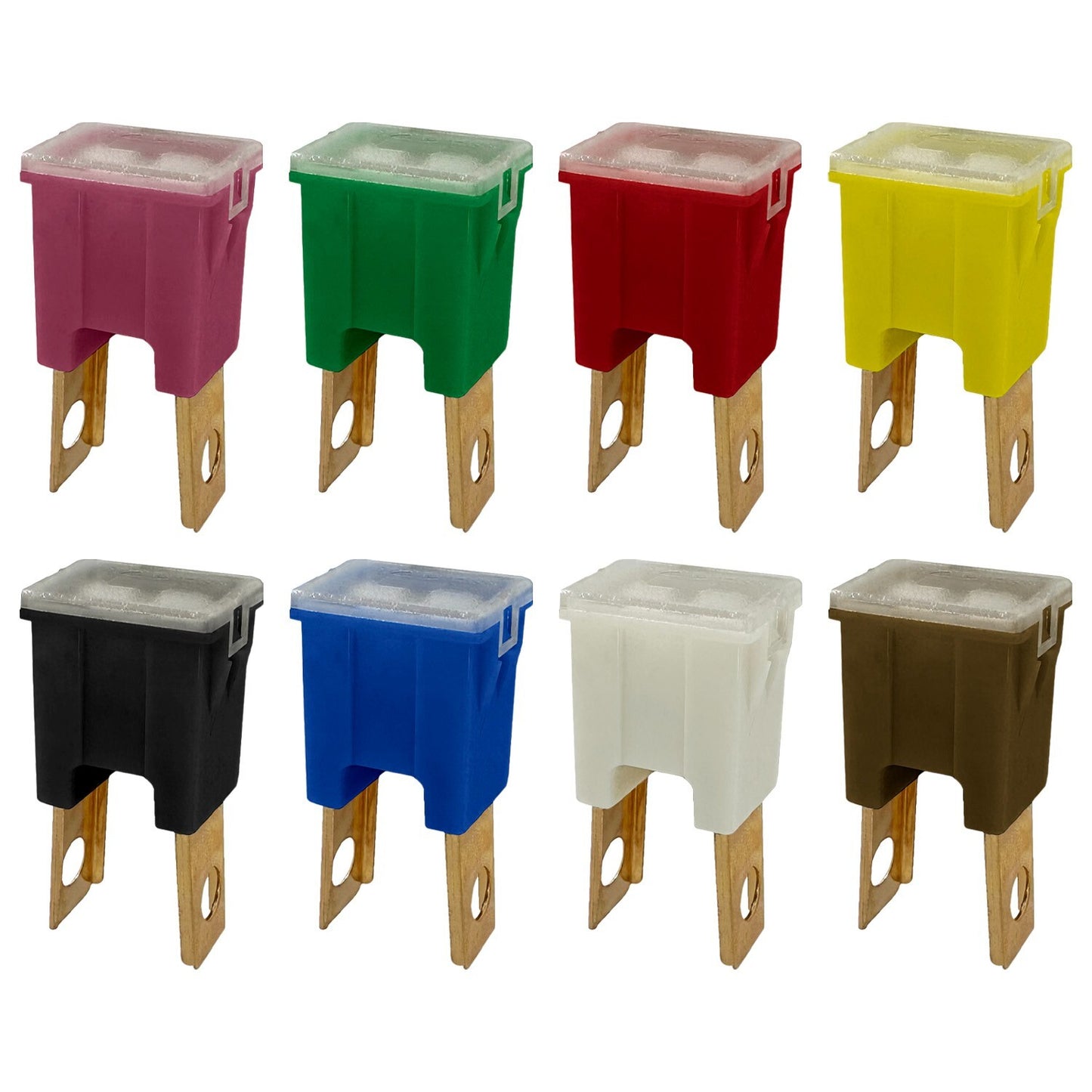 30-140A Straight Male Fuse Cartridge FLM PAL Auto Link for Car Truck - Multipack