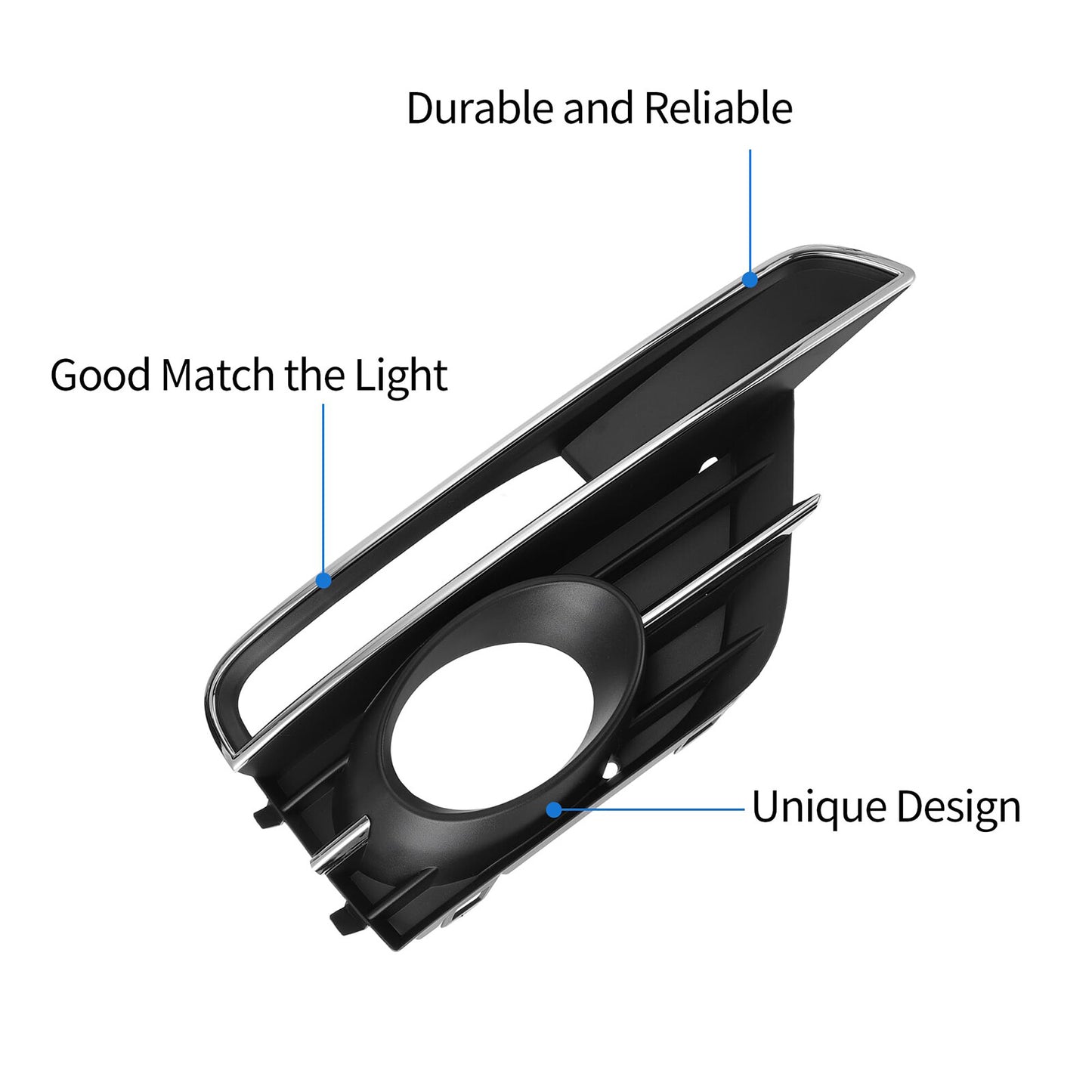 Car Right Side Fog Light Grille Cover 5C5854662J For VW Beetle 2016-2019