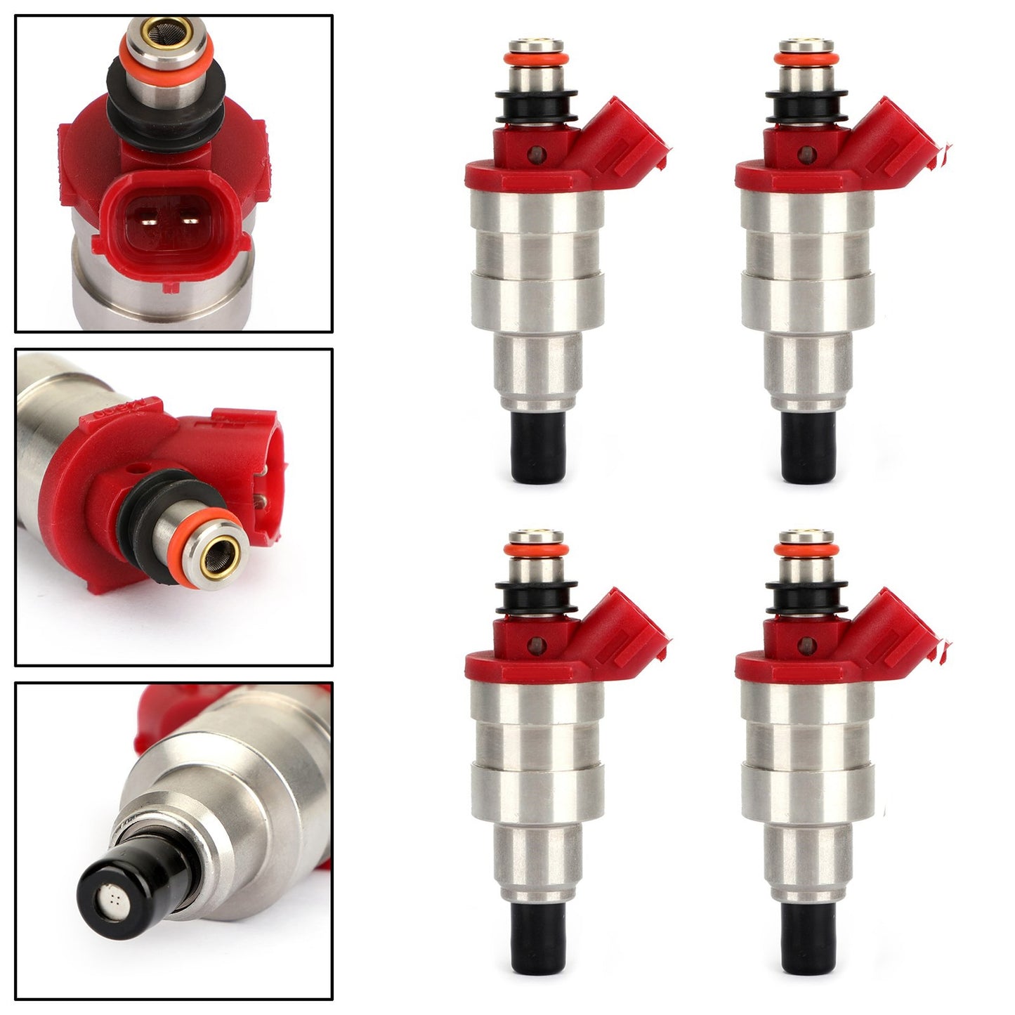 4Pcs Fuel Injectors Kit G609-13-250 Fit For Mazda B2600 MPV 2.6L