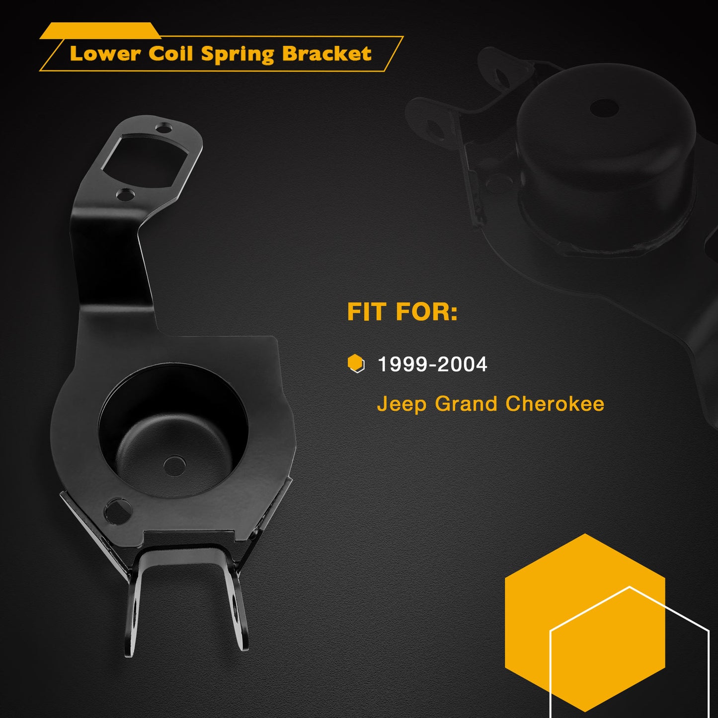 Lower Coil Spring Bracket Front Left & Right Fits 1999-2004 Jeep Grand Cherokee