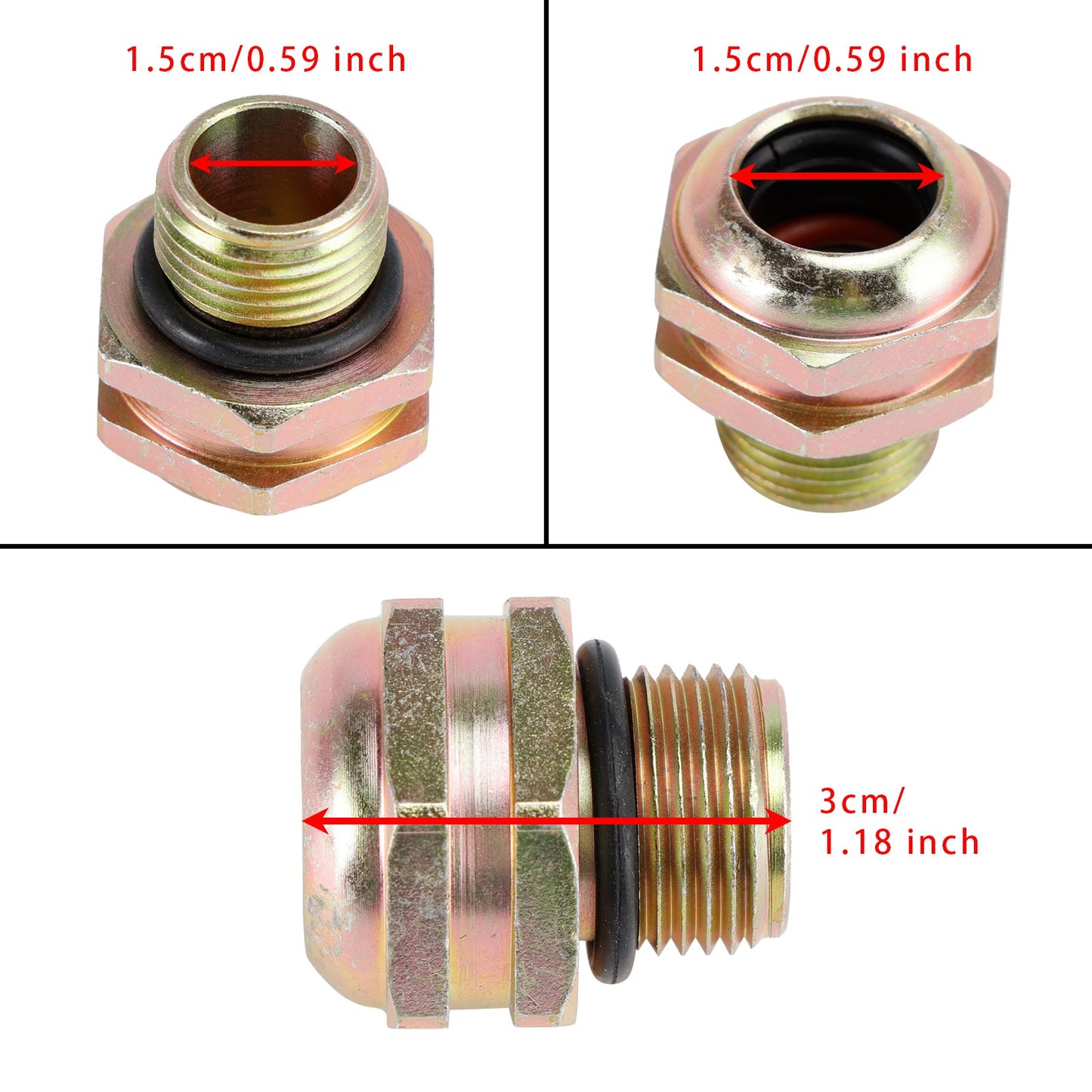 2PCS 800-617 Transmission Cooler Line Quick Connector For Ford  Mercury Models