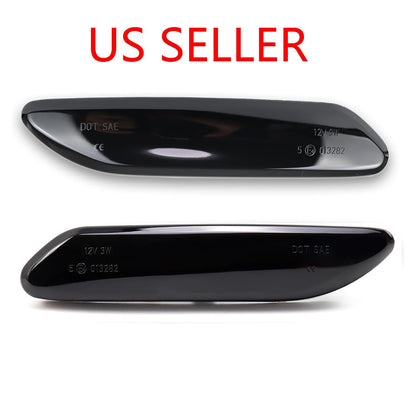 For Mini Cooper Countryman 2012-2017 R60 R61 Fender Side Marker Light Smoke Lens