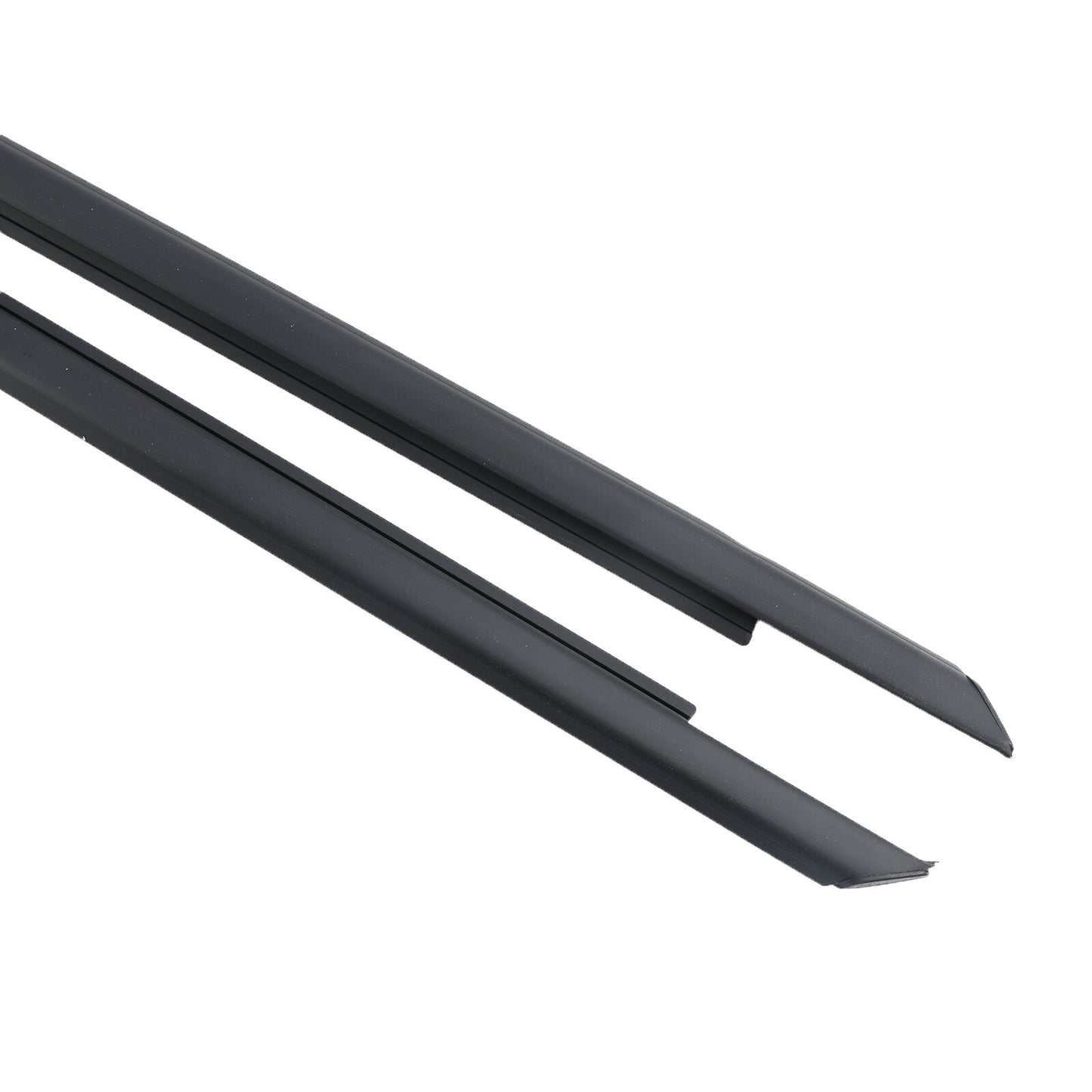 2pcs Front Door Window Belt Weatherstrip For DODGE CHALLENGER 2008-2017