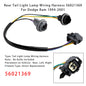 Rear Tail Light Lamp Wiring Harness 56021369 For Dodge Ram 1994-2001