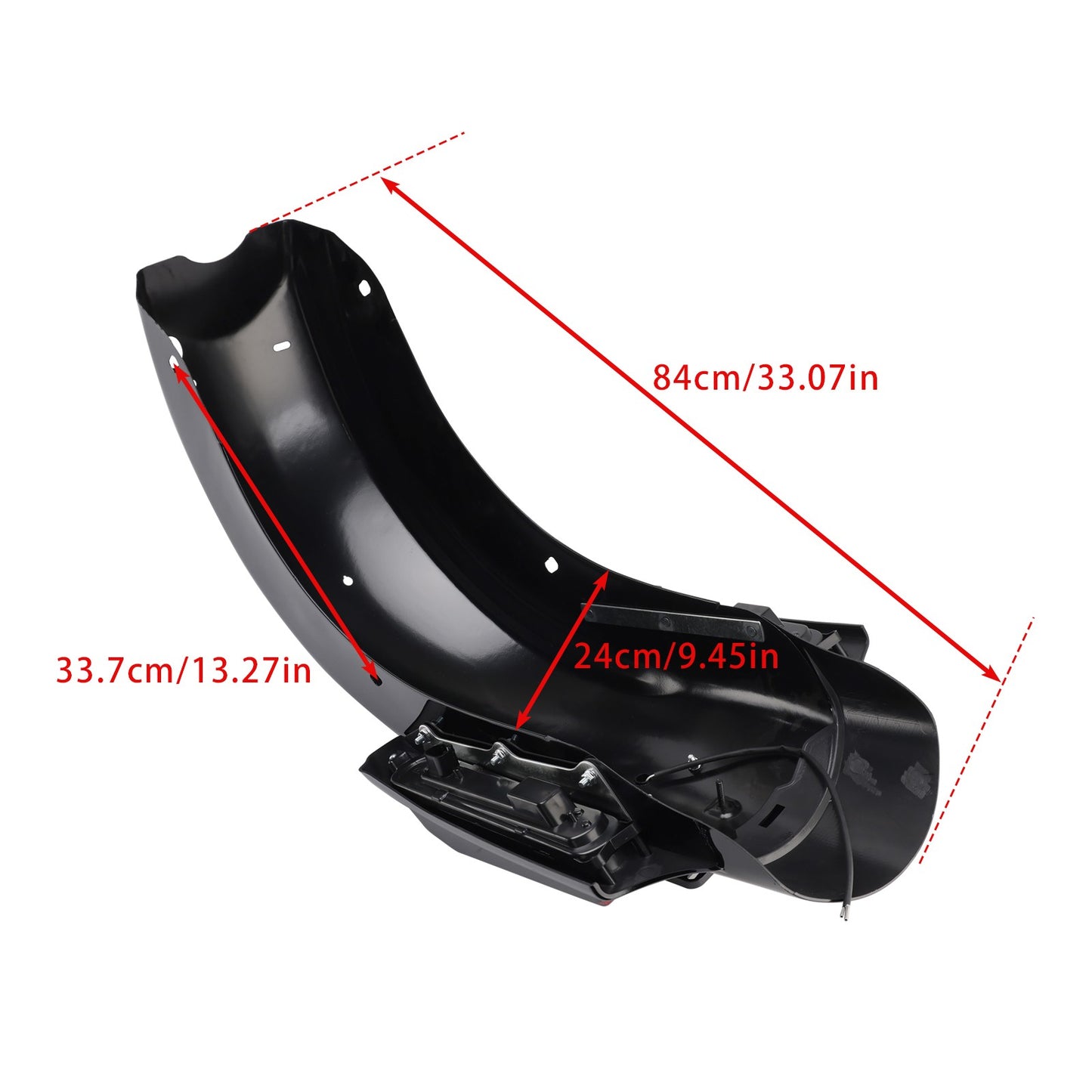 Rear Fender System Fit For Touring Road Glide Street Glide CVO 2023-2025 Red