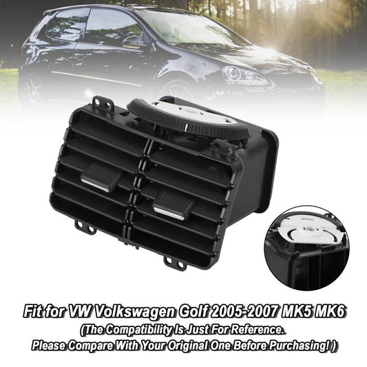 Solid Spare Rear Air A/C Outlet Vent Assembly 1KD819203 For VW Golf GTI MK5 MK6 UE