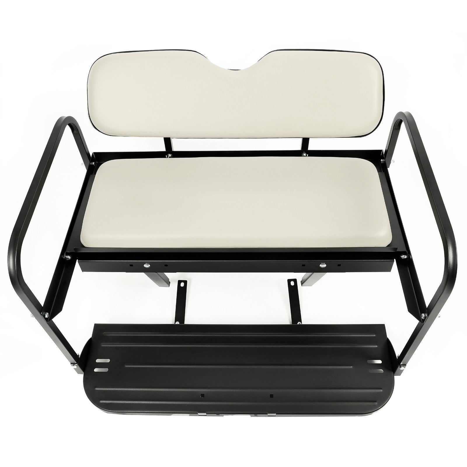 Solid Spare For Yamaha Drive G29 Golf Cart Flip Rear Back Seat 07-16 - Off White Cushions