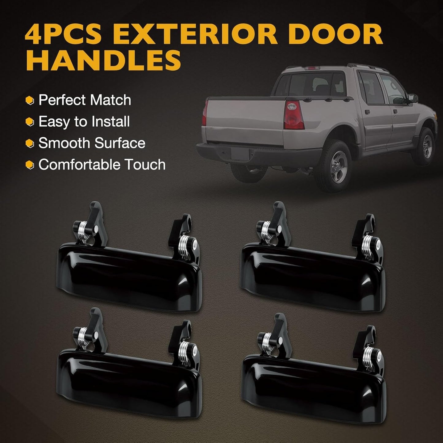 8Pcs Exterior & Interior Door Handles Left Right For 98-05 Ford Explorer Mercury