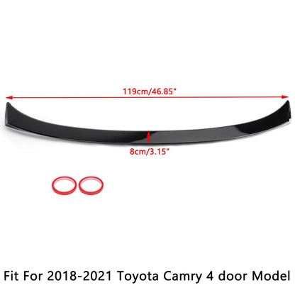 Glossy Black Rear Spoiler Wings Fit Toyota Camry LE SE XSE XLE 2018-2024 2023