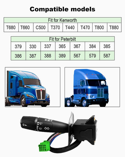 Turn Signal Windshield Wiper Switch For Kenworth T680 T800 Peterbilt 579 389 387