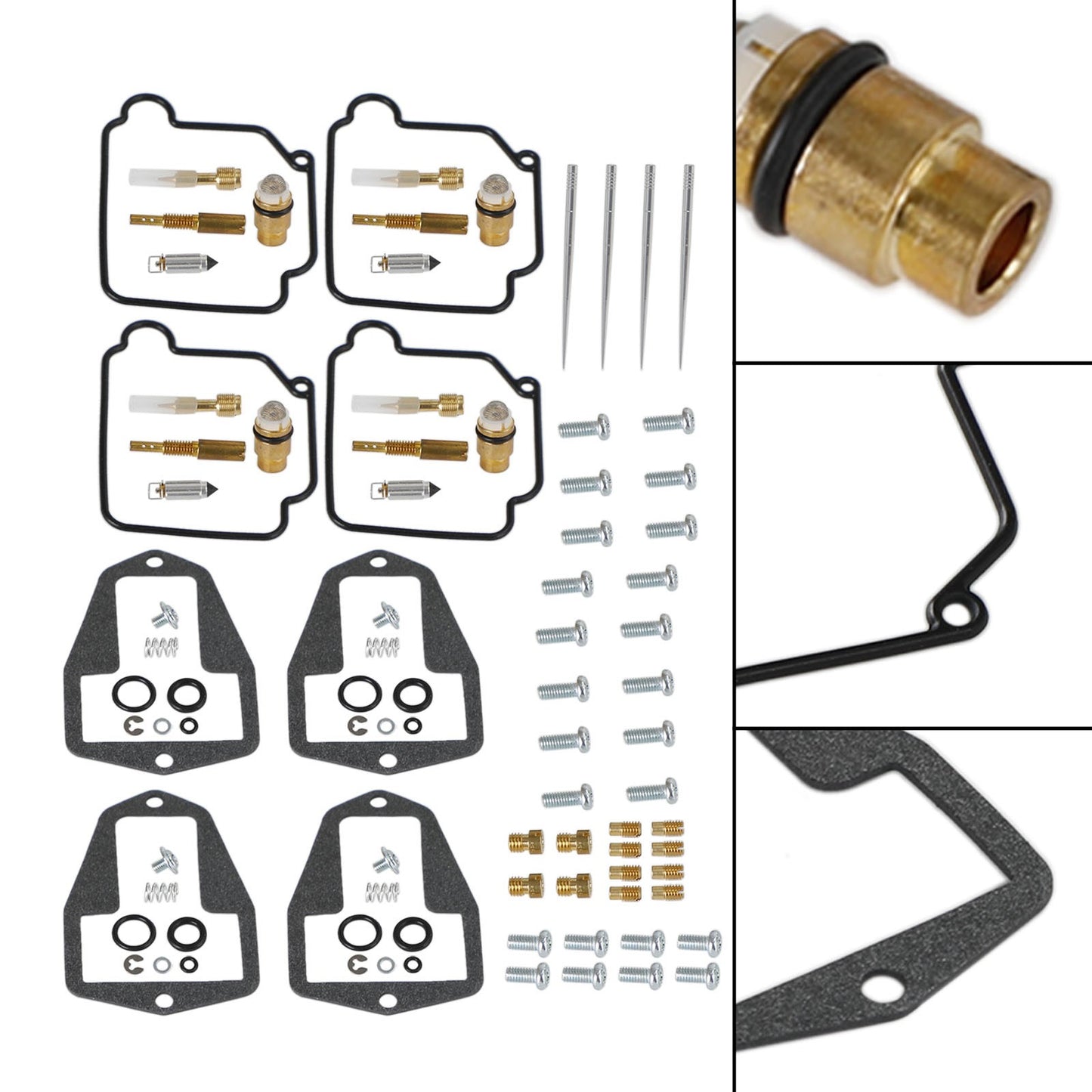 4X Carburetor Rebuild Repair Kit fit for Suzuki DR250 DR350