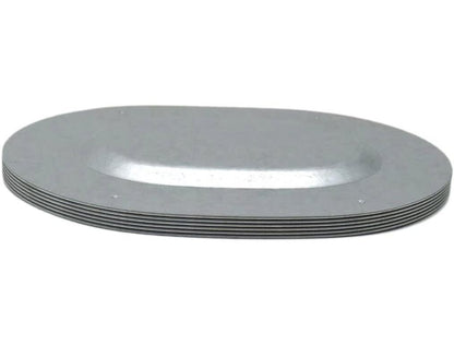 6x Trunk Floor Pan Oval Drain Plug Plate For A-body Chevelle GTO 442 GS 1967-72