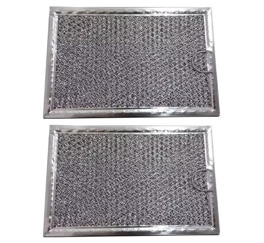 Solid Spare Grease Microwave Filter for Frigidaire PS466987 (5-7/8 x 7-7/8 x 3/32) 2 PACK