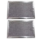 Solid Spare Grease Microwave Filter for Frigidaire PS466987 (5-7/8 x 7-7/8 x 3/32) 2 PACK