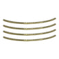 8" GOLD DOOR EDGE GUARD TRIM MOLDING PROTECTORS - Low Profile, No Paint Chips
