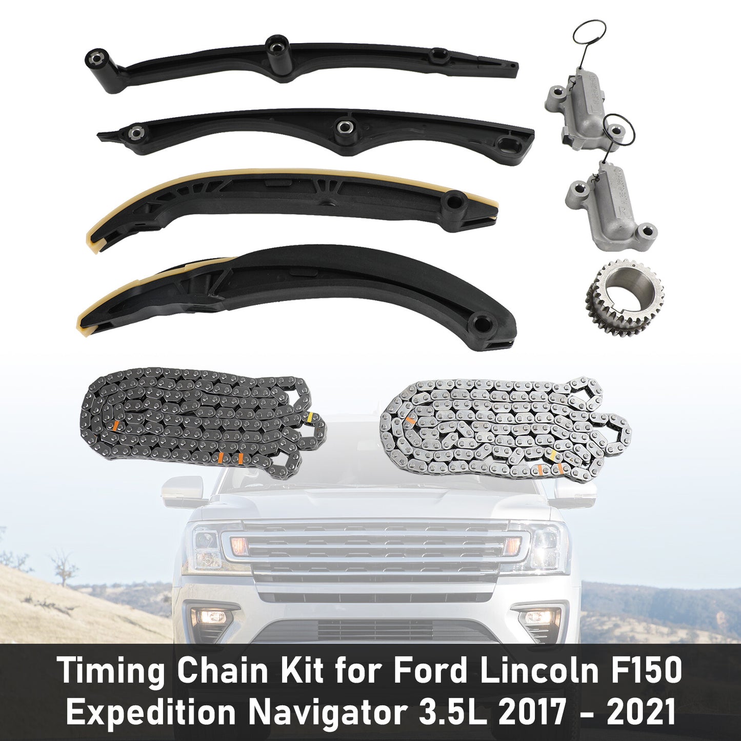 Timing Chain Kit for Ford Lincoln F150 F-150 Expedition Navigator 3.5L 2017-2021
