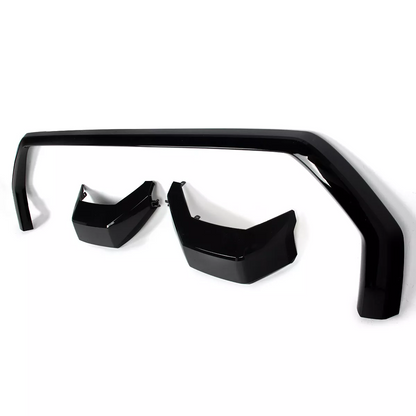 3PCS Glossy Black Front Grille Trim Molding Set For Toyota Tundra 2022 2023 2024