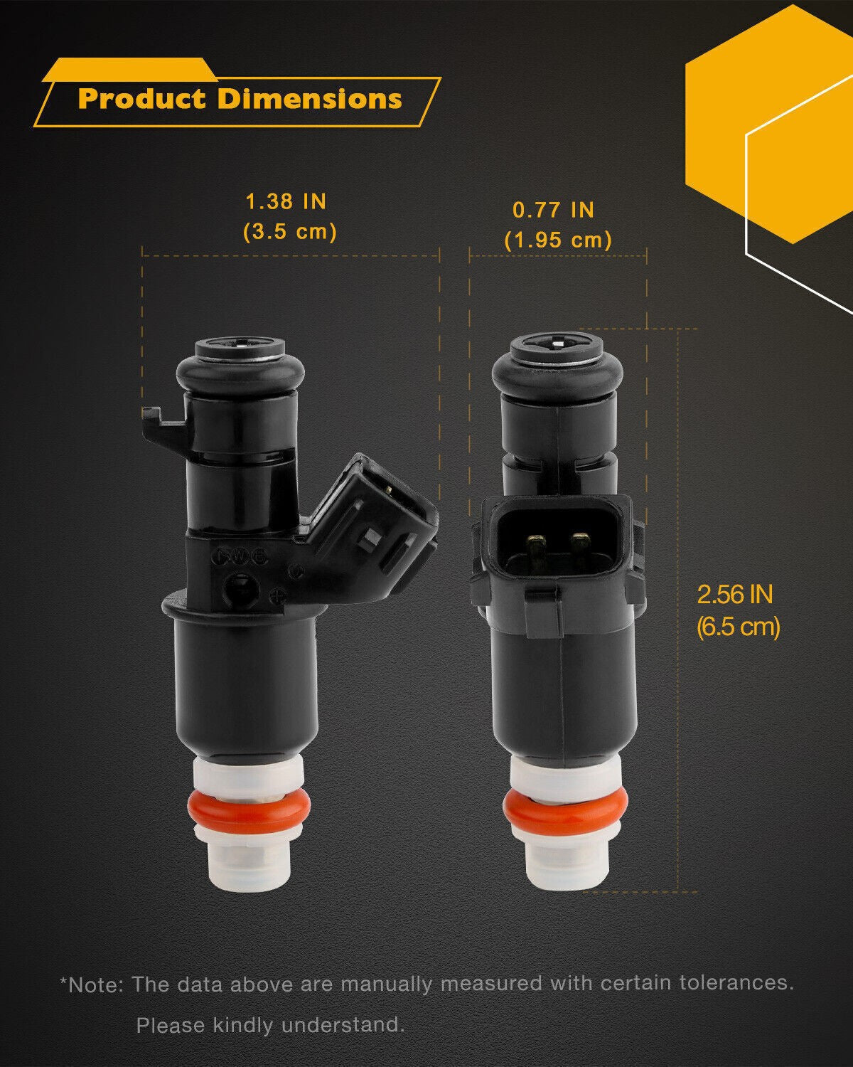 6x 16450-RCA-A01 Fuel Injectors For 2003-13 Honda Accord Odyssey Acura 3.0L 3.2L