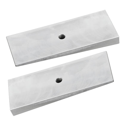 2PCS 2" Wide 4°Degree Steel Leaf Spring Degree Shims Silver~~