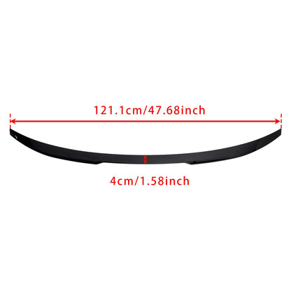 Gloss Black Rear Boot Spoiler For BMW 4 Series G22 G82 Coupe 2020+ M4 Style