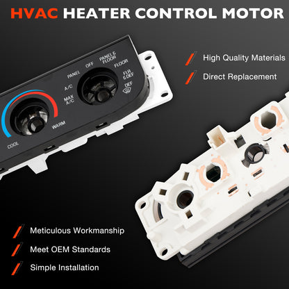 Climate Control Module A/C Heater Panel w/o Switch For 1999-2004 Ford F150 F250