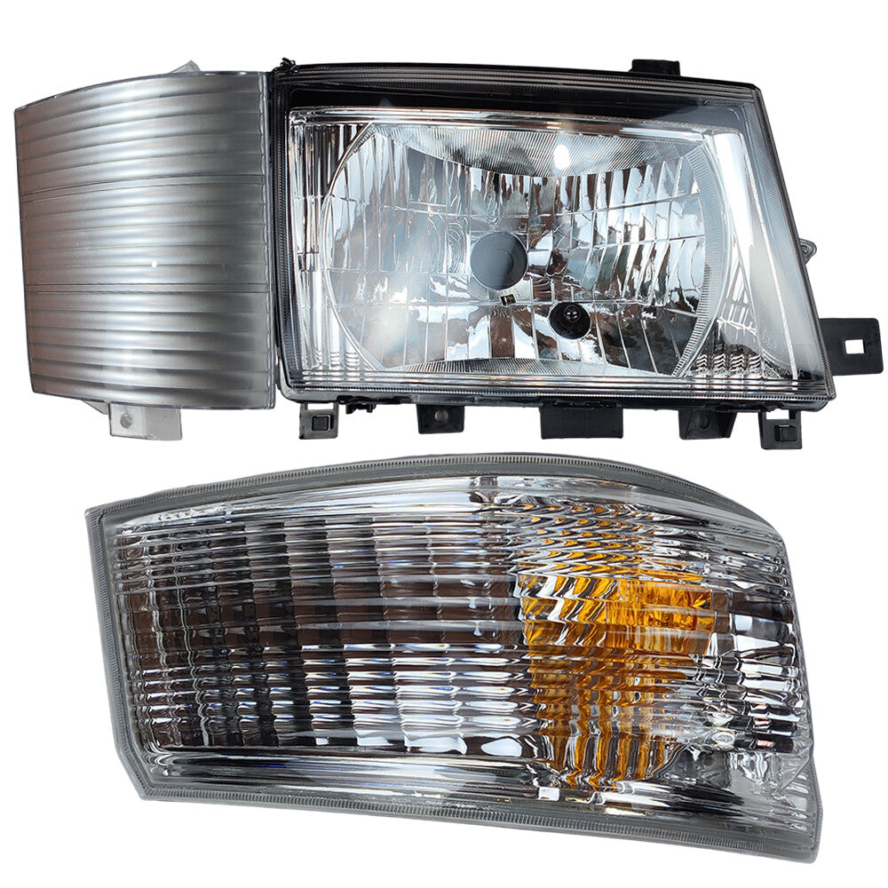 Headlight+Corner Reflector+Turn Signal Lamp For Mitsubishi Fuso FE 2012-2020 RH