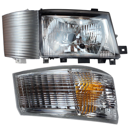 Headlight+Corner Reflector+Turn Signal Lamp For Mitsubishi Fuso FE 2012-2020 RH