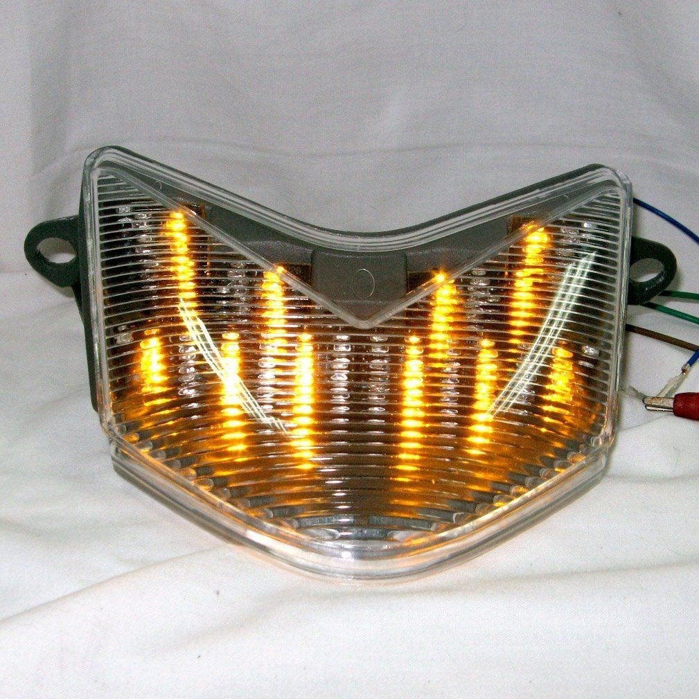 LED Tail light+integrated Turn Signals For Kawasaki Ninja ZX-6R/6RR/636 ZX10R US