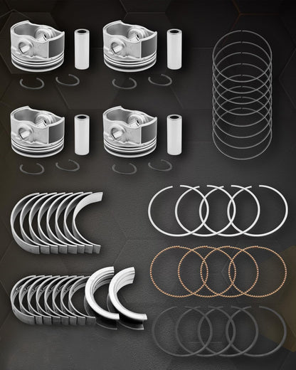Head Gasket Piston Rings Timing Chain Kit For 11-16 Chevy Sonic Cruze Buick 1.4L