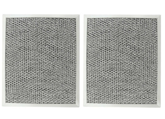 Solid Spare (2) Compatible for GE WB02X10700 Replacement Carbon Grease Range Hood Filters