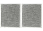Solid Spare (2) Compatible for GE WB02X10700 Replacement Carbon Grease Range Hood Filters