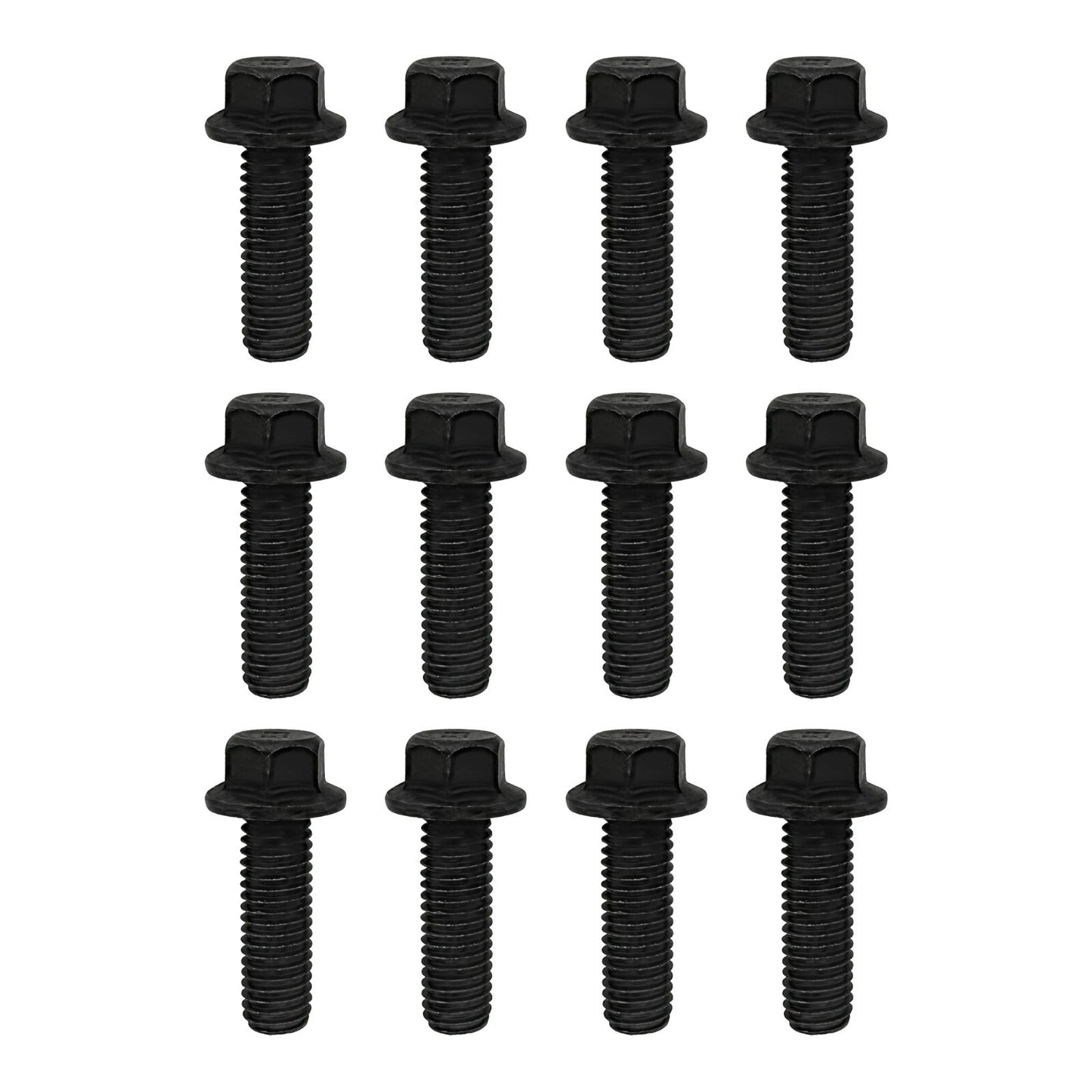 Exhaust Manifold Header Bolts for GM Chevy LS LT Engine LS1 LS2 LS3 LSX - Black
