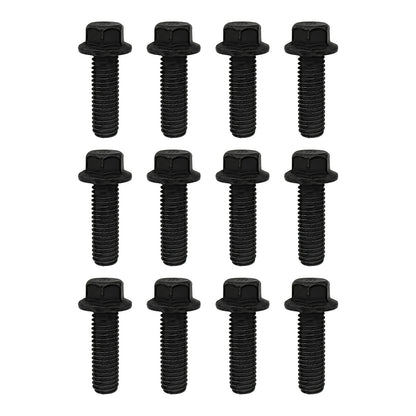 Exhaust Manifold Header Bolts for GM Chevy LS LT Engine LS1 LS2 LS3 LSX - Black