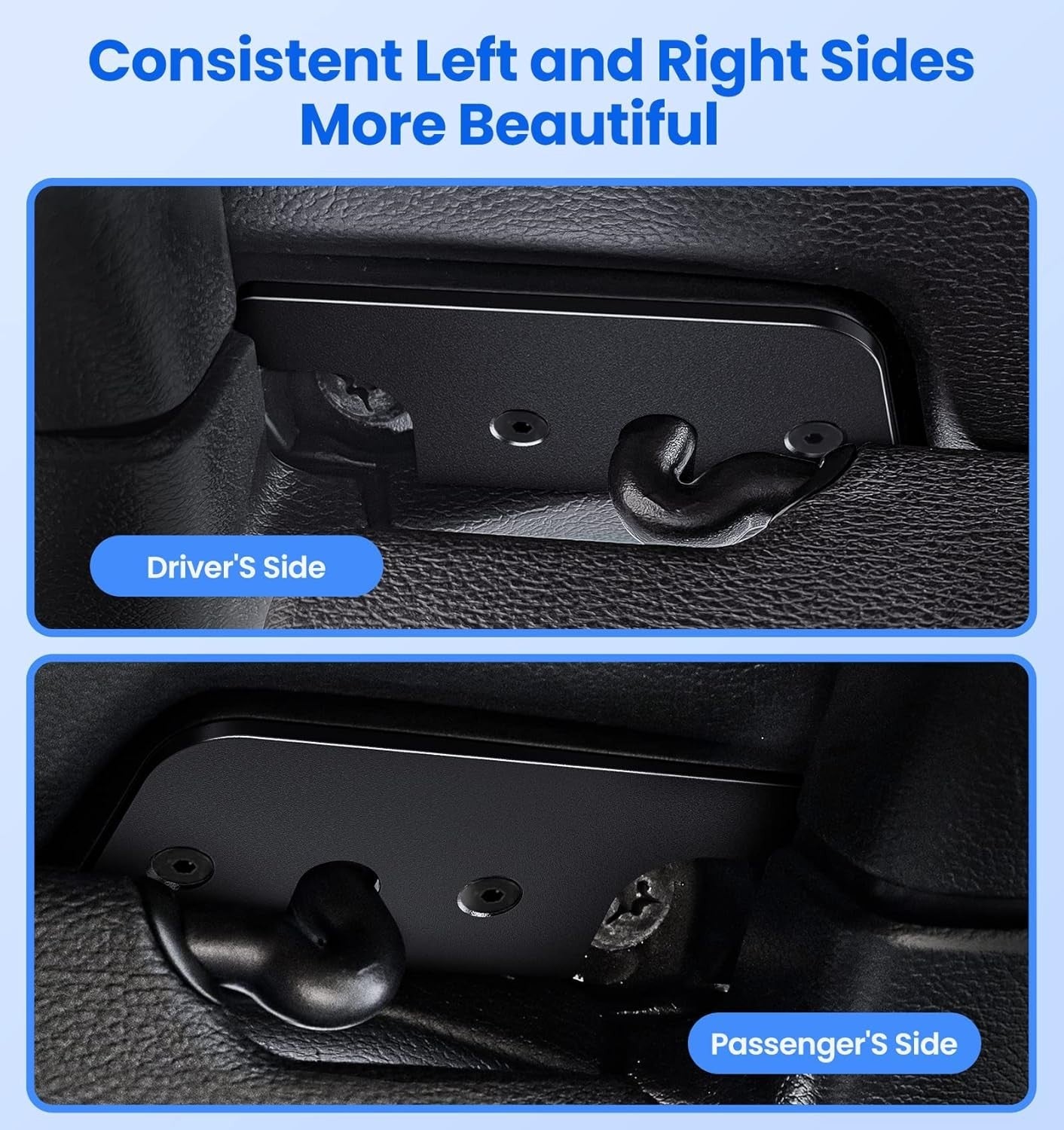 Sun Visor Kit for Jeep Wrangler JK 2018/Wrangler 2018-2023/Gladiator 2020-2023