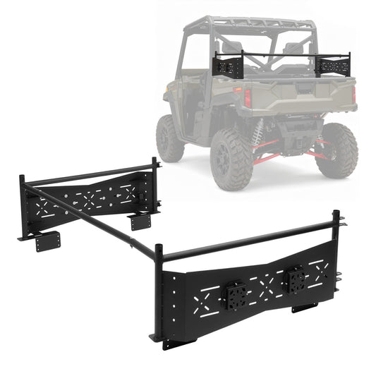 Solid Spare Rear Cargo Rack Bed Rack For Polaris Ranger XP 570/900/1000 Crew 15-25 Steel