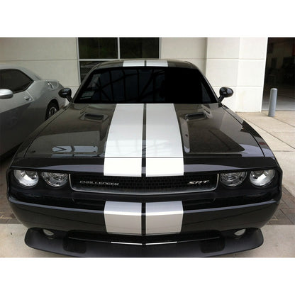 10" VINYL RALLY STRIPES RACING STRIPE + BONUS For DODGE CHALLENGER