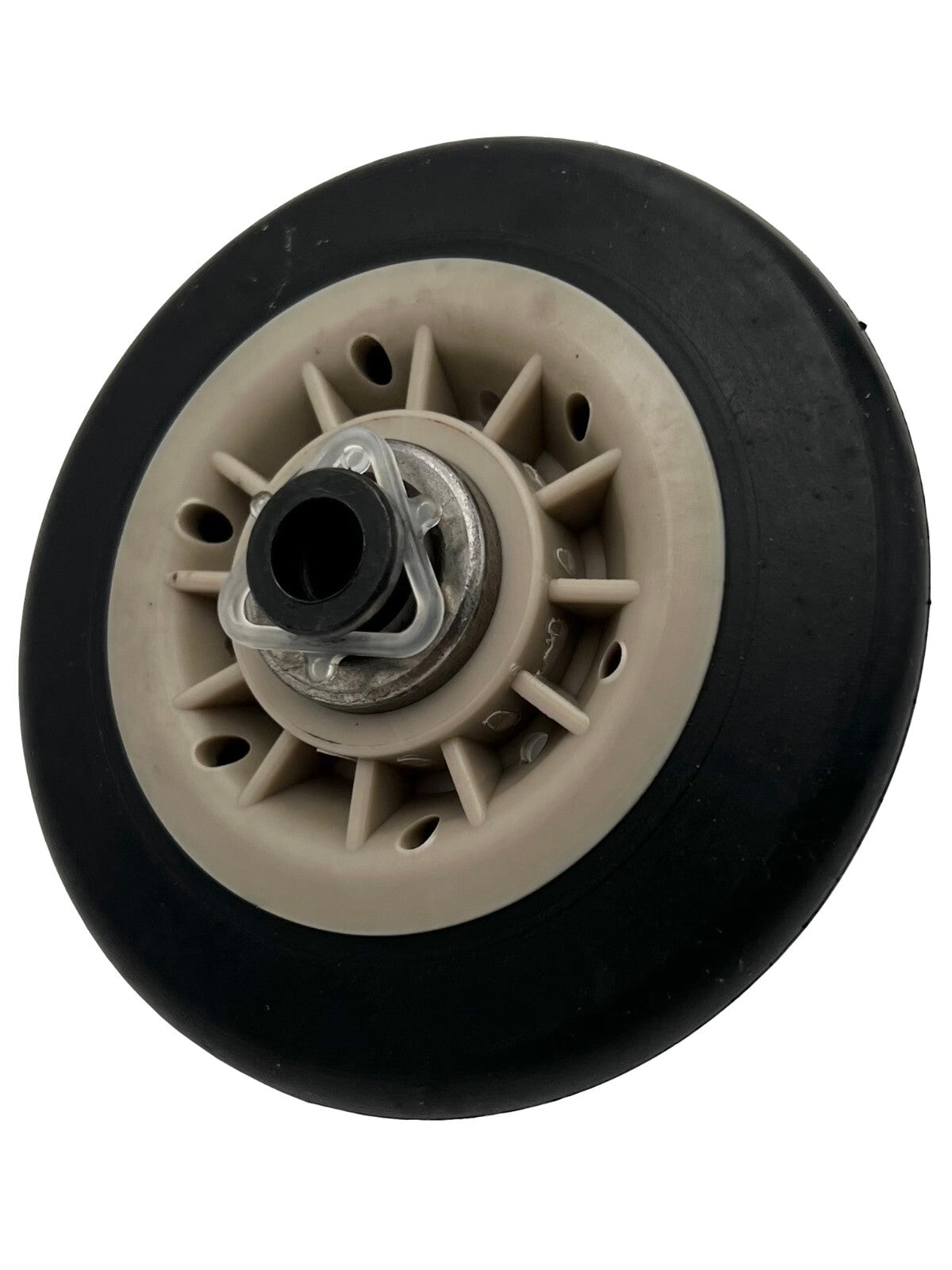 Solid Spare ERP 134715900 Dryer Drum Roller Wheel and Shaft Replaces Electrolux Frigidaire