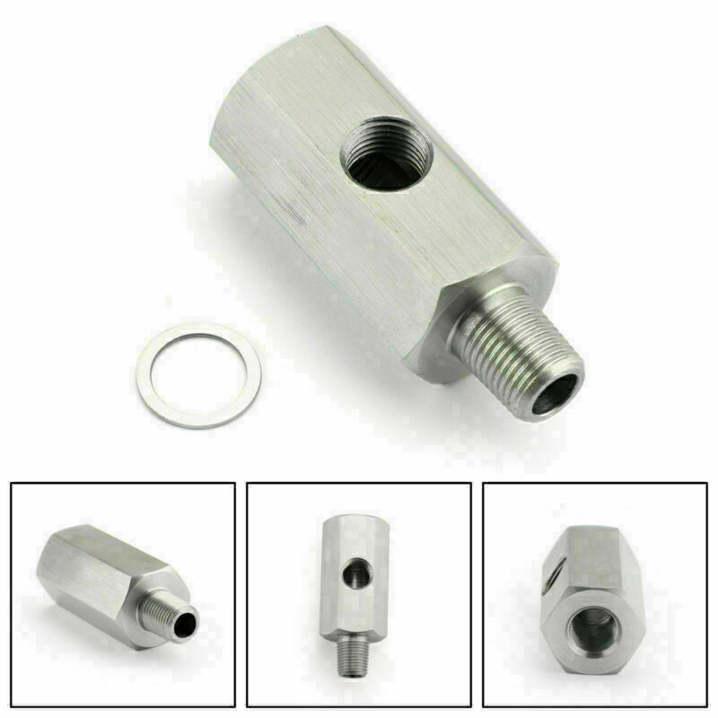 1/8" BSPT Oil Pressure Sensor Tee to NPT Adapter Turbo For Lexus Subaru Mazda