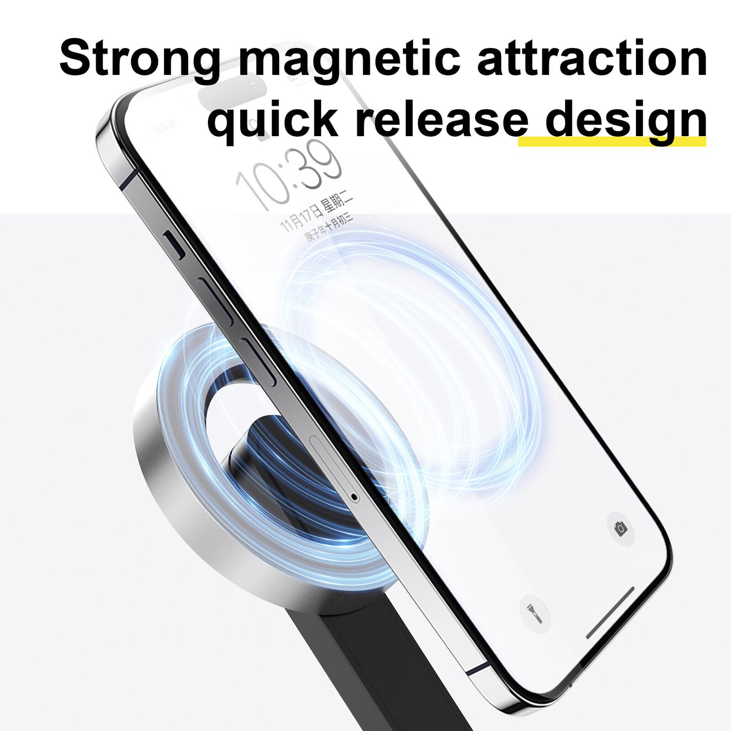 Magnetic Mobile Phone Mini Selfie Stick Remote Control Aluminum Alloy Tripod