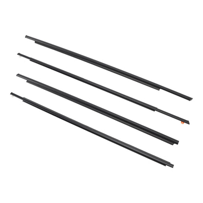 4PCS Door Glass Belt Outer Molding Weatherstrip For Toyota Prius 2004-2009