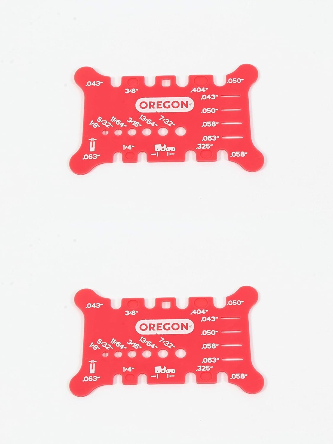 Solid Spare Oregon 2 Pack 556418 Chainsaw Guide Bar and Chain Measuring Tool