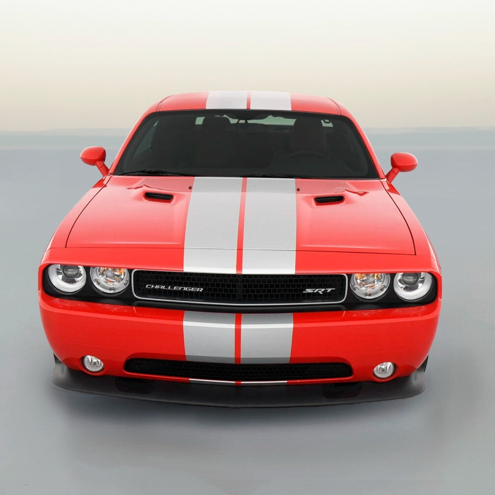 9" VINYL RALLY STRIPES RACING STRIPE HOOD TRUNK ROOF For DODGE CHALLENGER